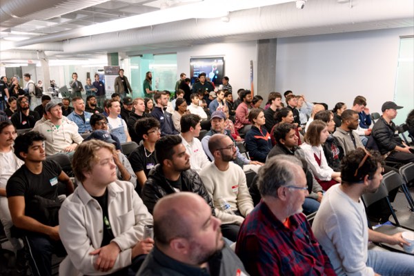 Working session at the AI for Good hackathon
